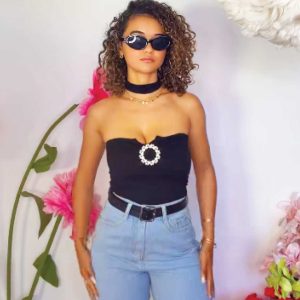 Ensemble Short/Ceinture Haut stylé